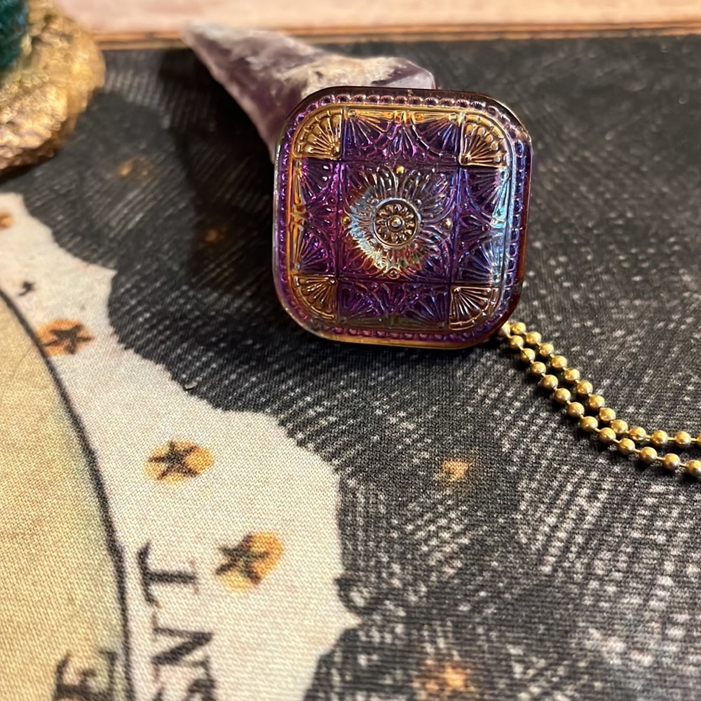 Czech Art Glass Pendant